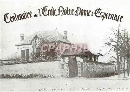 Moderne Karte Ecole Notre Dame d'Esperance