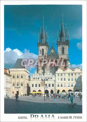 Cartes postales moderne Church Prague of Virgin Mary before Tyn