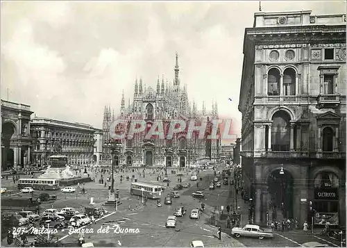 Moderne Karte Milano Piazza del Duomo