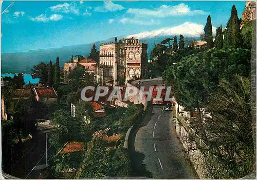 Cartes postales moderne Taormina Vue generale