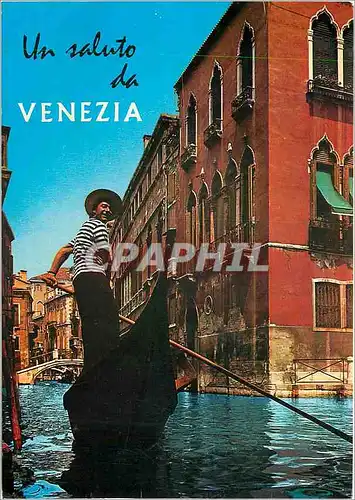 Cartes postales moderne Venise La Gondoliere