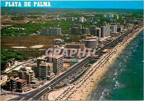 Cartes postales moderne Mallorca Baleares Espana Palma C'an Pastilla Vista Parcial Aeres