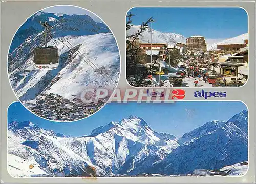 Moderne Karte Les Alpes Dauphine France Le Jandri Express