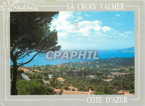 Moderne Karte La Croix Valmer Cote d'Azur