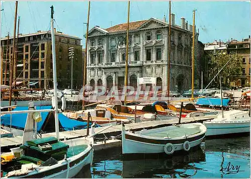 Cartes postales moderne Marseille Un coin du port La Mairie