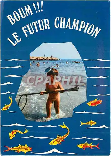 Moderne Karte Boum Le Futur Champion La Mediterranee
