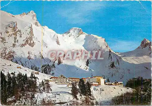 Cartes postales moderne Gourette Stations de Sports d'hiver Vue generale depuis la route des Eaux Bonnes