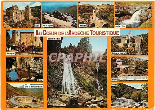 Cartes postales moderne Au coeur de l'Ardeche Touristique Le Ray Pic et ses environs