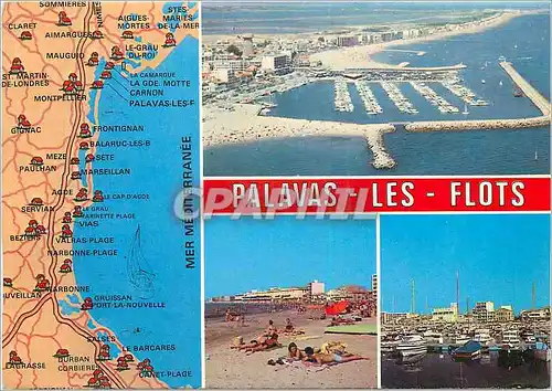 Cartes postales moderne Littoral Languedocien Palavals les Flots