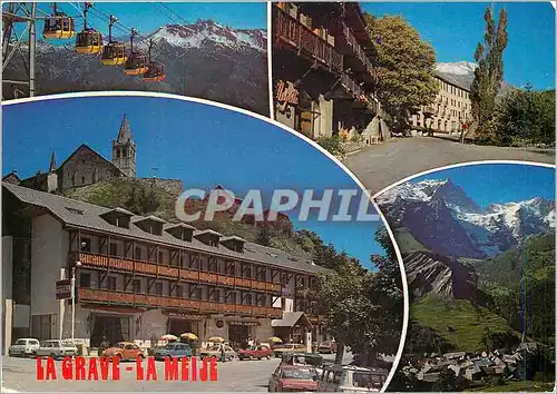 Cartes postales moderne La Grave Hautes Alpes et le massif de la Meije
