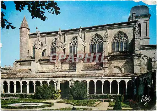 Moderne Karte Marmande Lot et Garonne L'Eglise et le Cloitre