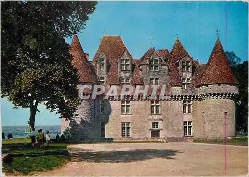 Moderne Karte Chateau de Monbazillac Dordogne