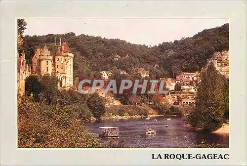 Cartes postales moderne La Dordogne Au coeur de la vallee de la Dordogne La Roque Gageac l'un des plus beaux villages de