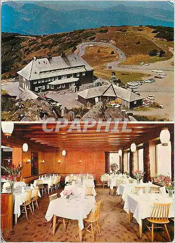 Cartes postales moderne Les Vosges Pittoresques Grand Ballon Sommet culminant des Vosges L'une des salles du restaurant