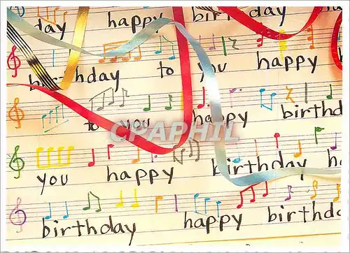 Cartes postales moderne Happy birthday