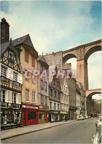 Cartes postales moderne Morlaix Finistere Les Lances pres du viaduc