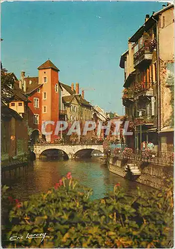 Cartes postales moderne Le Vieil Annecy Canal du Thiou et Pont Morens