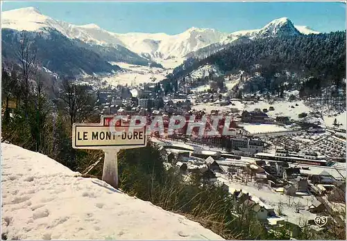 Cartes postales moderne Le Mont Dore en Hiver et le Sancy