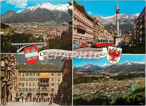 Moderne Karte Olympiastadt Innsbruck Tirol