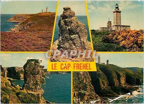 Cartes postales moderne Le Cap Frehel Les falaises la grande fauconniere et les phares