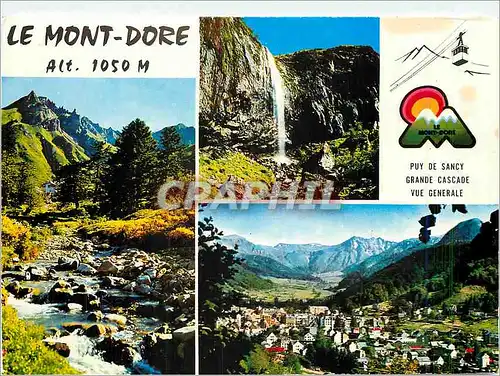 Moderne Karte L'Auvergne touristique Le Mont Dore