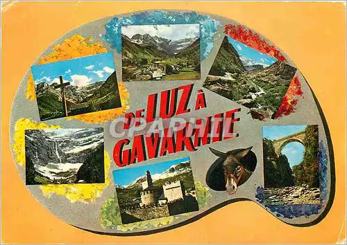 Cartes postales moderne Nos Belles Pyrenees De Luz a Gavarnie L'Eglise des Templiers a Luz