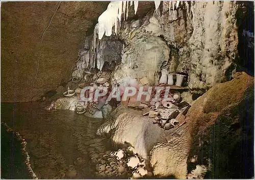 Moderne Karte En Touraine Savonnieres Grottes Petrifiantes des Caves Gouttieres