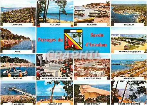 Cartes postales moderne Paysages du Bassin d'Arcachon Gironde