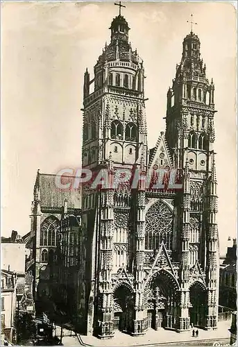 Cartes postales moderne Tours I et L La Cathedrale St Gatien