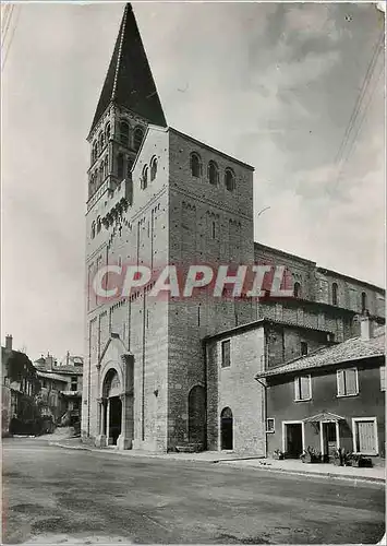 Moderne Karte Tournus S et L Eglise Saint Philibert La facade occidentale vue du sud Ouest