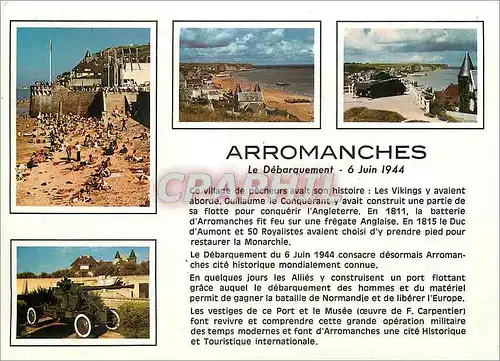 Cartes postales moderne Arromanches Le Debarquement