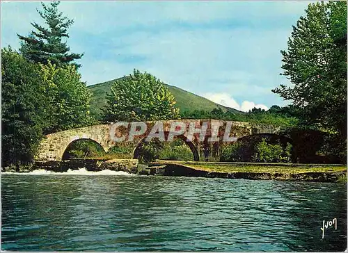 Moderne Karte Ascain Basses Pyrenees Le Pont Romain sur la Nivelle