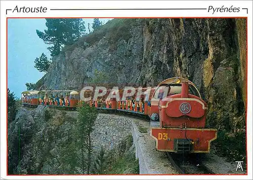 Cartes postales moderne Les Pyrenees Vallee d'Ossau Artouste Le petit Train vers le lac d'Artouste