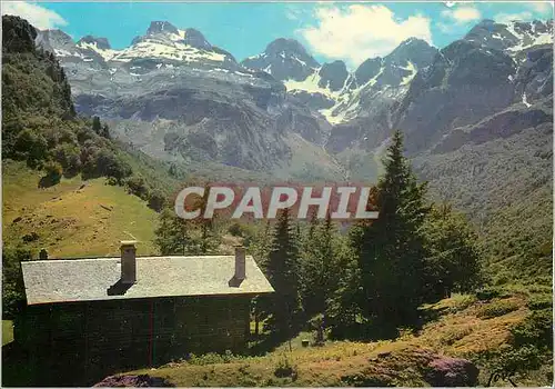 Cartes postales moderne Les Pyrenees Vallee d'Aspe Le Cirque de Peyranere