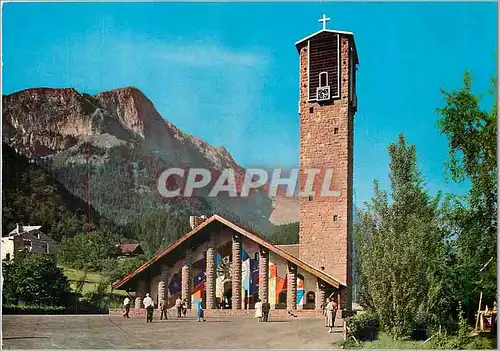 Cartes postales moderne Plateau d'Assy Hte Sav Notre Dame de Toute Grace Pointe de Plate et le Derochoir