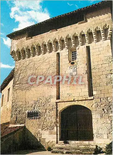 Moderne Karte Aubeterre sur Dronne La porte principale du chateau