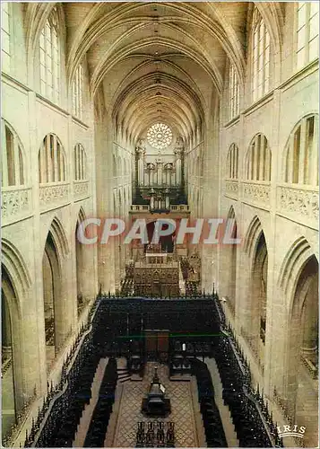 Moderne Karte Auch Gers Capitale de la Gascogne La Cathedrale Sainte Marie La nef