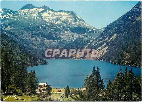 Cartes postales moderne Vallee d'Aure Le Lac d'Oredon Le Barrage de Cap de Long et le Pic d'Estaragne