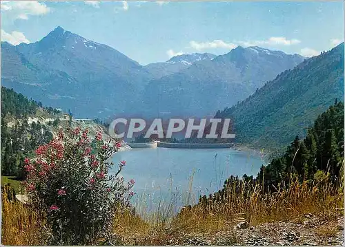 Cartes postales moderne Aussois Savoie Le Barrage Plan d'Aval La Pointe de Scolette