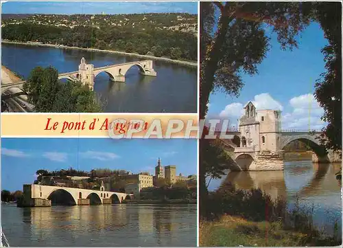 Cartes postales moderne Avignon Le Pont St Benezet