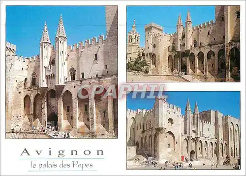 Cartes postales moderne Avignon le palais des papes