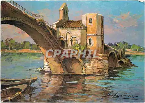Cartes postales moderne Avignon Le Vieux Pont Saint Benezet