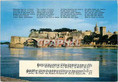 Cartes postales moderne Avignon Le Pont St Benezet Pont d'Avignon