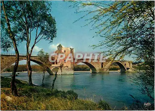 Cartes postales moderne Avignon Vauluse Le Pont Saint Benezet et la Chapelle