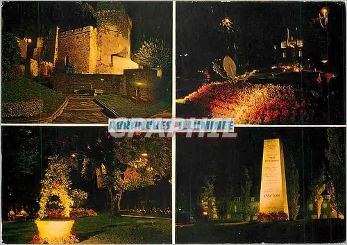 Cartes postales moderne Avranches Manche Le Donjon Les jardins fleurie Le puits et le monument Patton