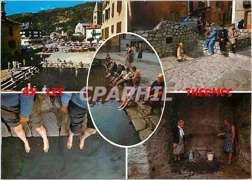 Cartes postales moderne Ax les Thermes Station Thermale Le bassin des Ladres St Louis