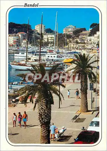 Cartes postales moderne Au soleil de la Cote d'Azur Bandol Le Quai d'Honneur