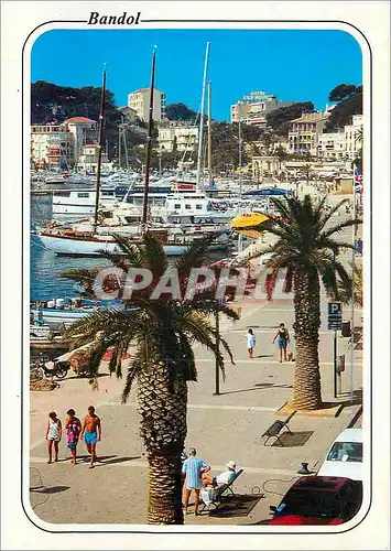 Moderne Karte Au soleil de la Cote d'Azur Bandol Le Quai d'Honneur