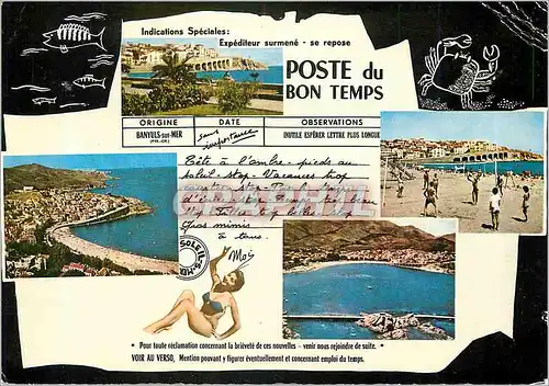 Cartes postales moderne La Cote Vermeille Banyuls sur Mer Pyr Or Volley Ball Volley-Ball