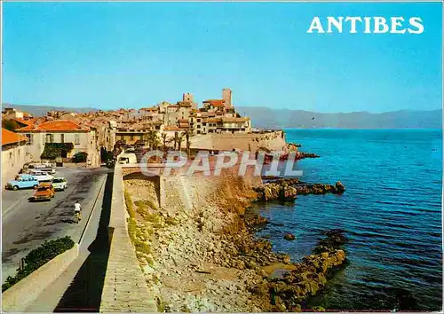 Cartes postales moderne Antibes Les remparts